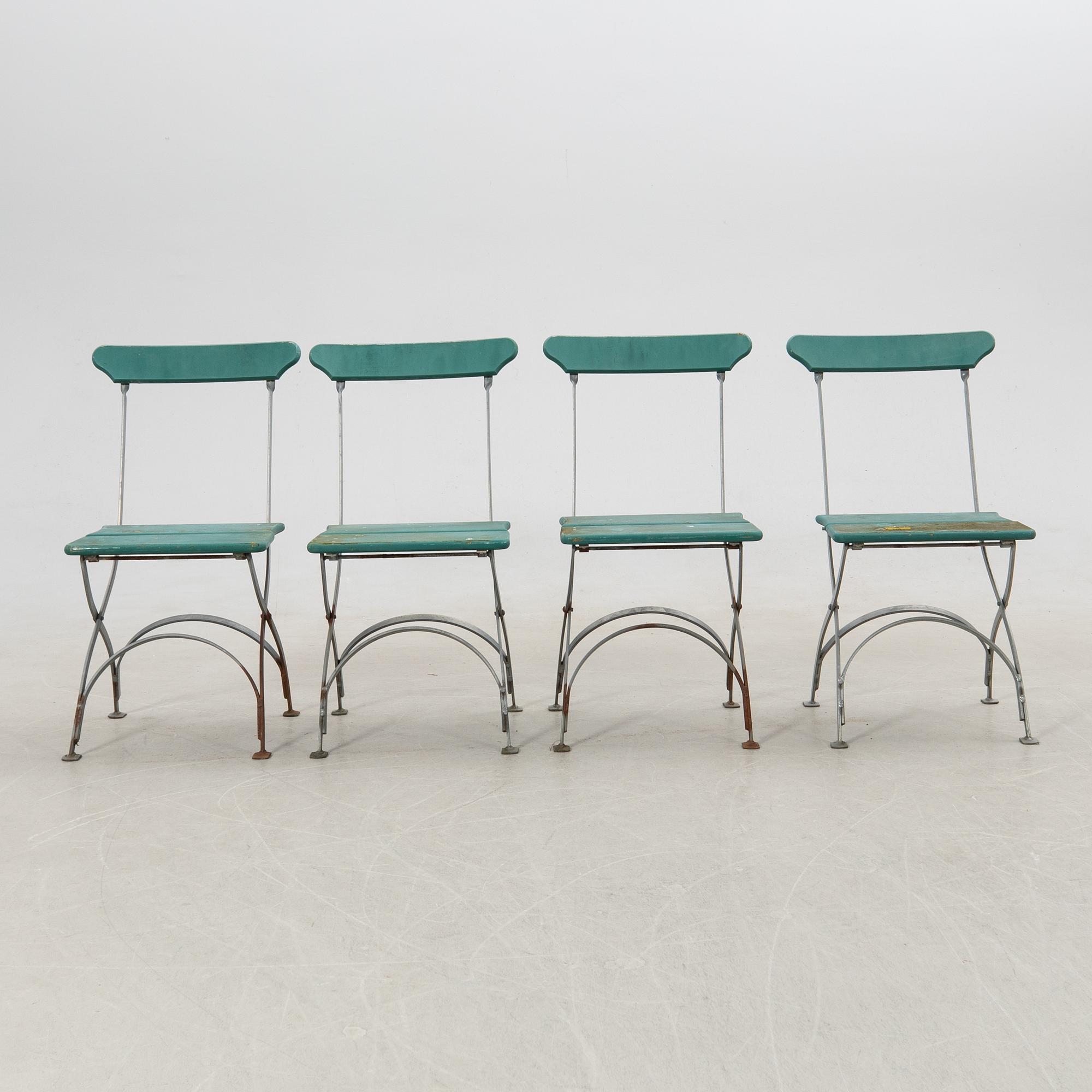 Garden group, 5 pieces, "The Brewery Series", Grythyttan, second half of the 20th century.