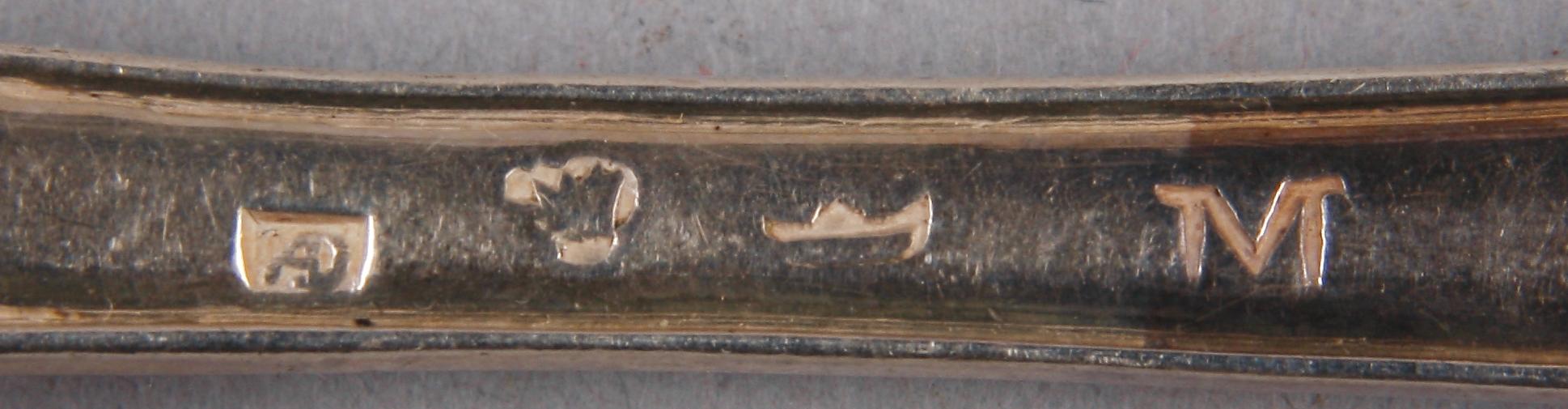 PARTI SILVERBESTICK, 56 st, Finland, 1900-tal. Tot vikt 1800 gram.
