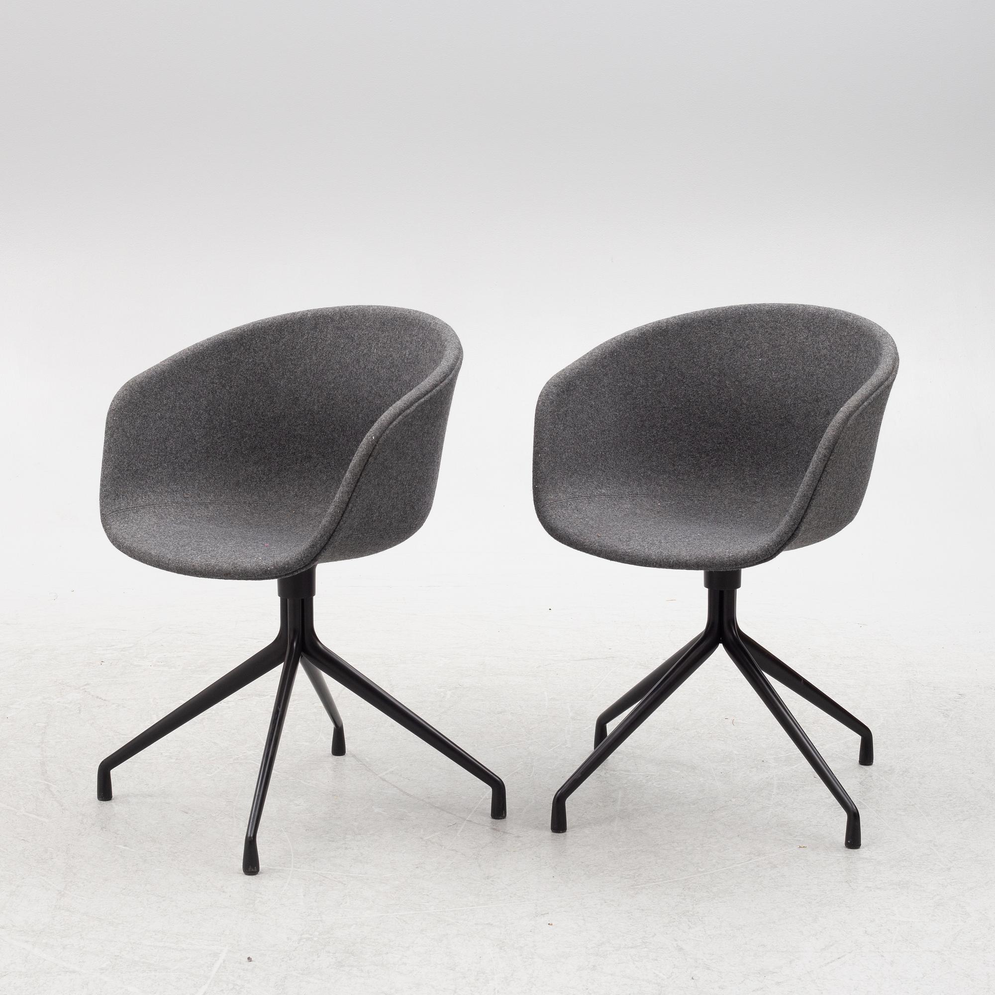 Hee Welling, stolar, ett par, "About A Chair 20", Hay, Danmark, 2000-tal.