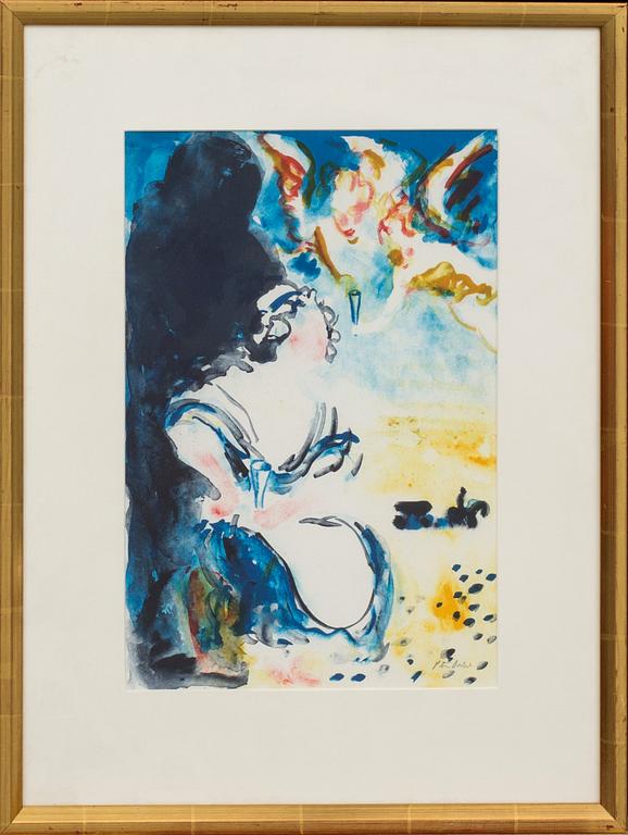 PETER DAHL, signed litograph.