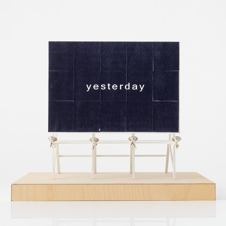 Johan Thurfjell, sculpture, "Yesterday", 11/30, SAK 2007.