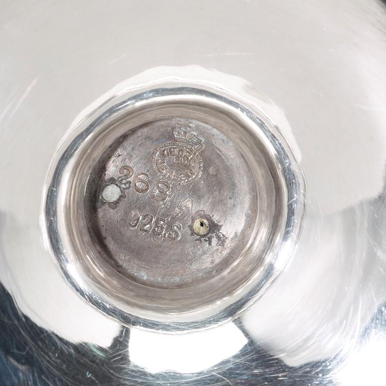 Georg Jensen, a sterling bowl, Copenhagen, executed 1925-32, design nr 263A.
