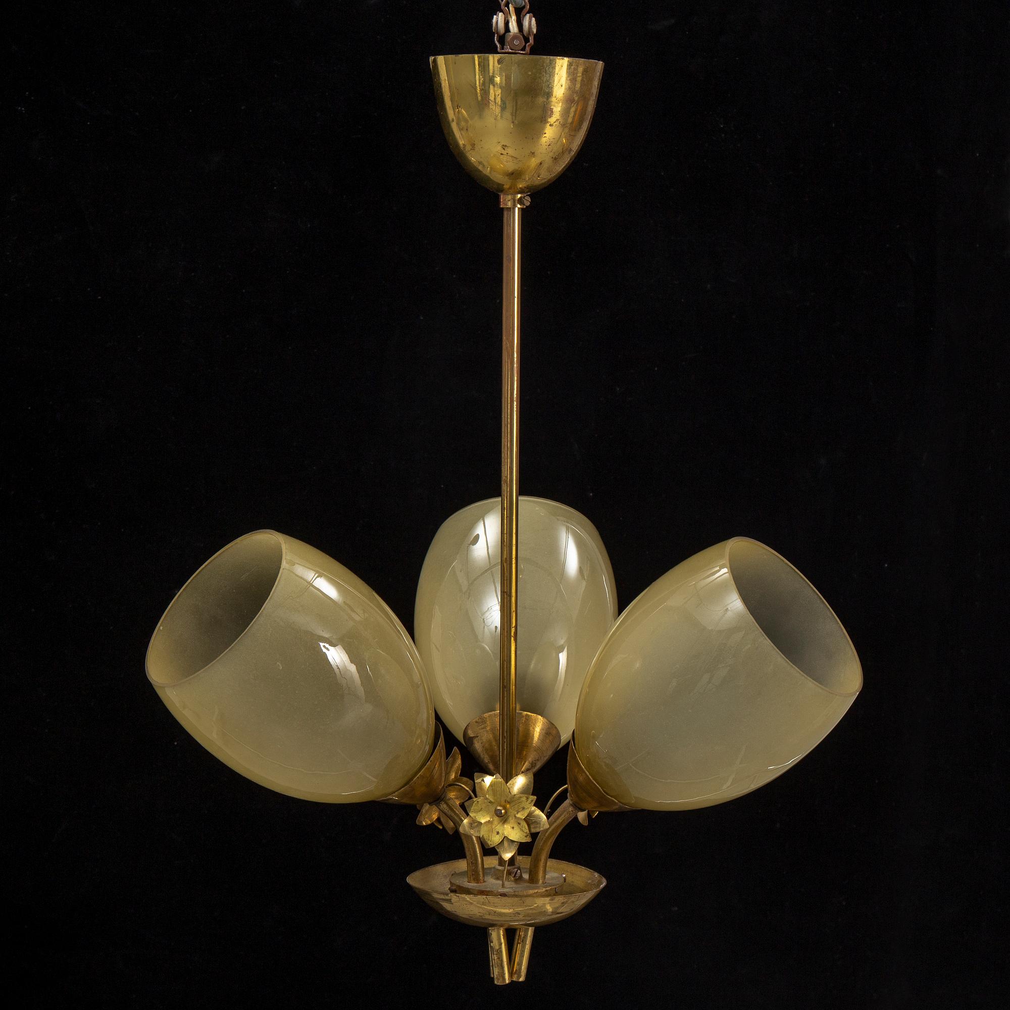 A mid-20th-century ceiling light.