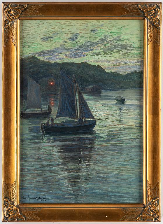 ANNA GARDELL-ERICSON, akvarell på papper, signerad Anna Gardell-Ericson.