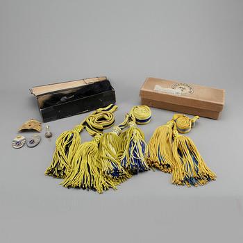 PARTI MILITARIA, 8 delar, Sverige, 18/1900-tal.