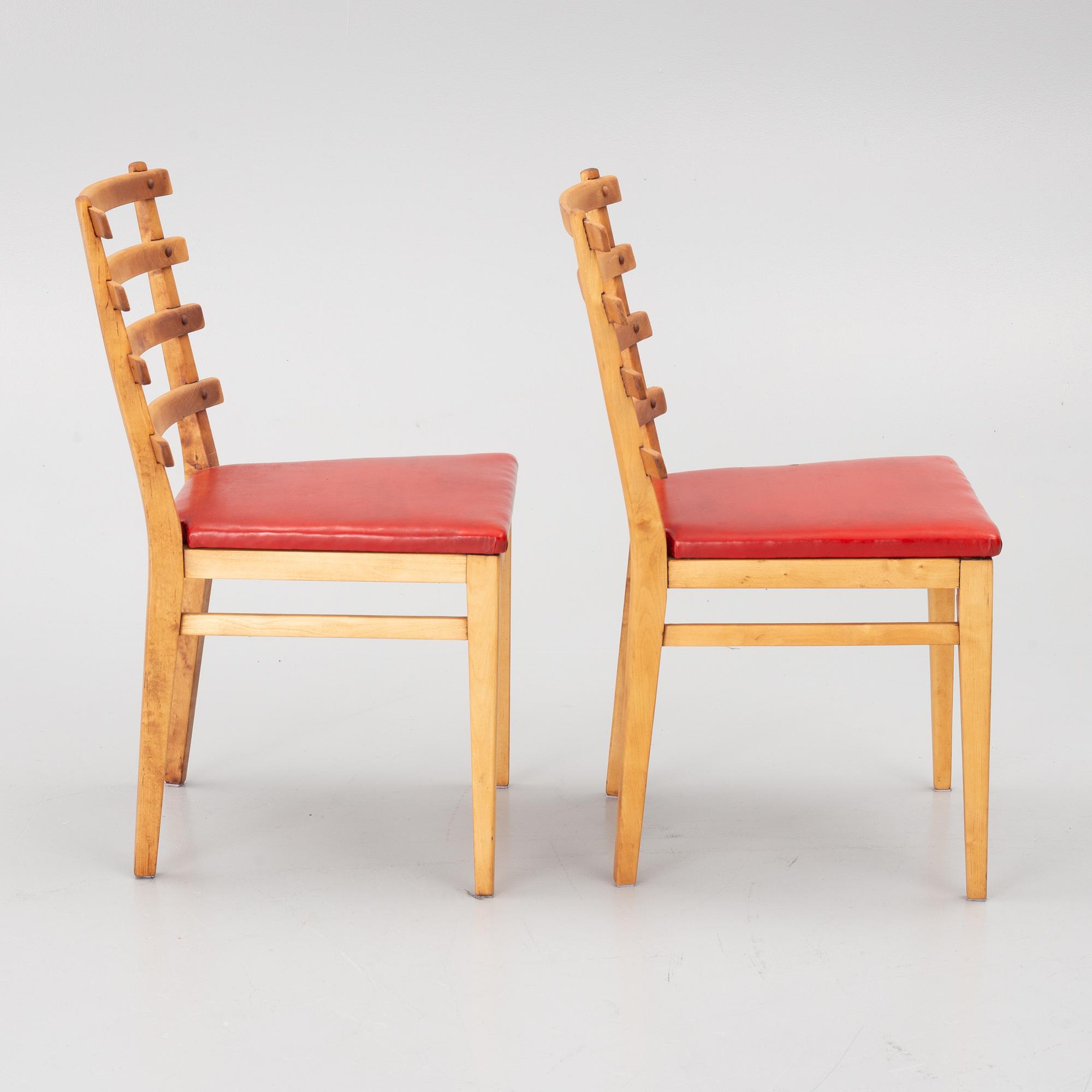 Otto Schulz, stolar, ett par, Boet, 1930-40-tal.