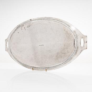 Henrik Petman, Bricka, silver, S:t Petersburg, Ryssland 1811.