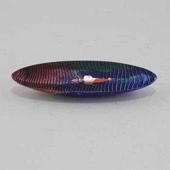 OBJEKT, glas, Bertil Vallien, Kosta Boda, signerad, sent 1900-tal.