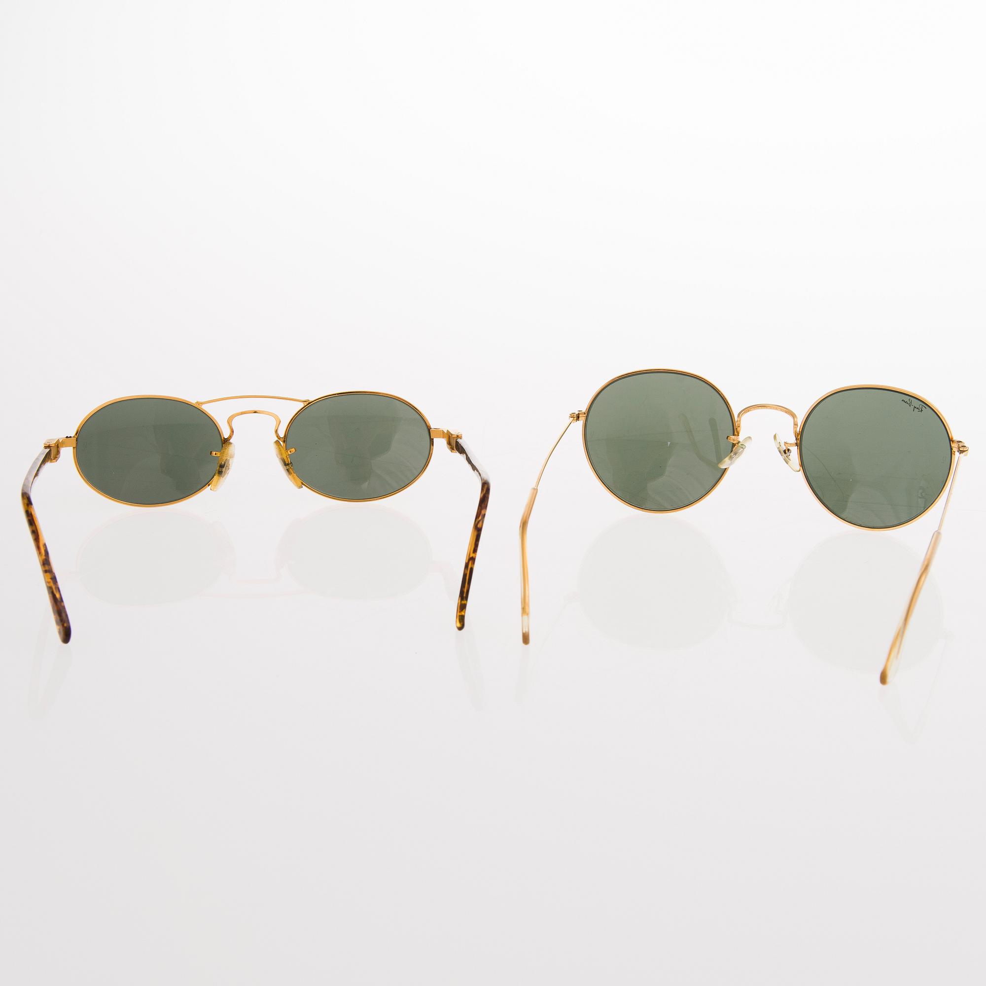 Ray-Ban, VINTAGE AURINKOLASIT, 2 kpl.