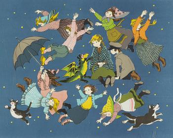 Ilon Wikland, Från "Draken med de röda ögonen".