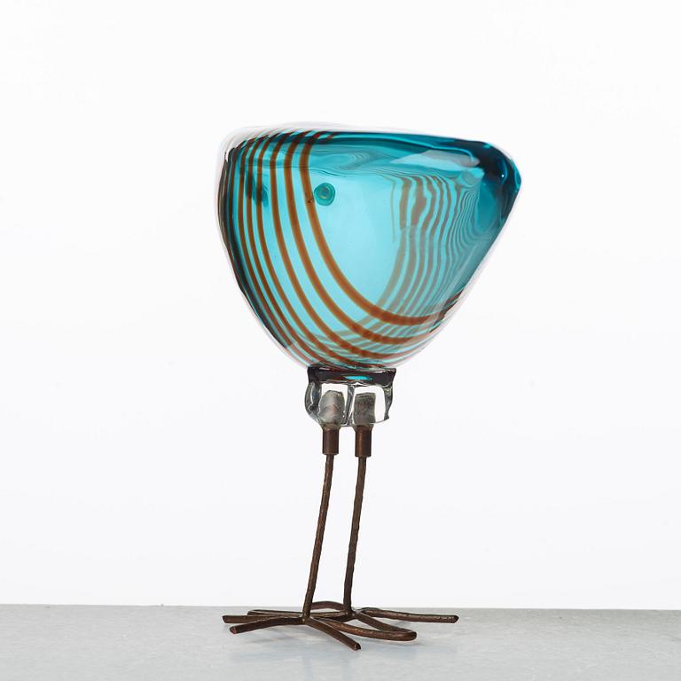 Alessandro Pianon, a "Pulcino" glass bird, Vistosi, Italy 1960's.