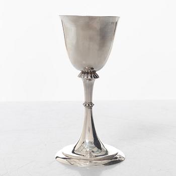 A Swedish silver cup, mark of Olof Bergstedt, Stockholm 1795.