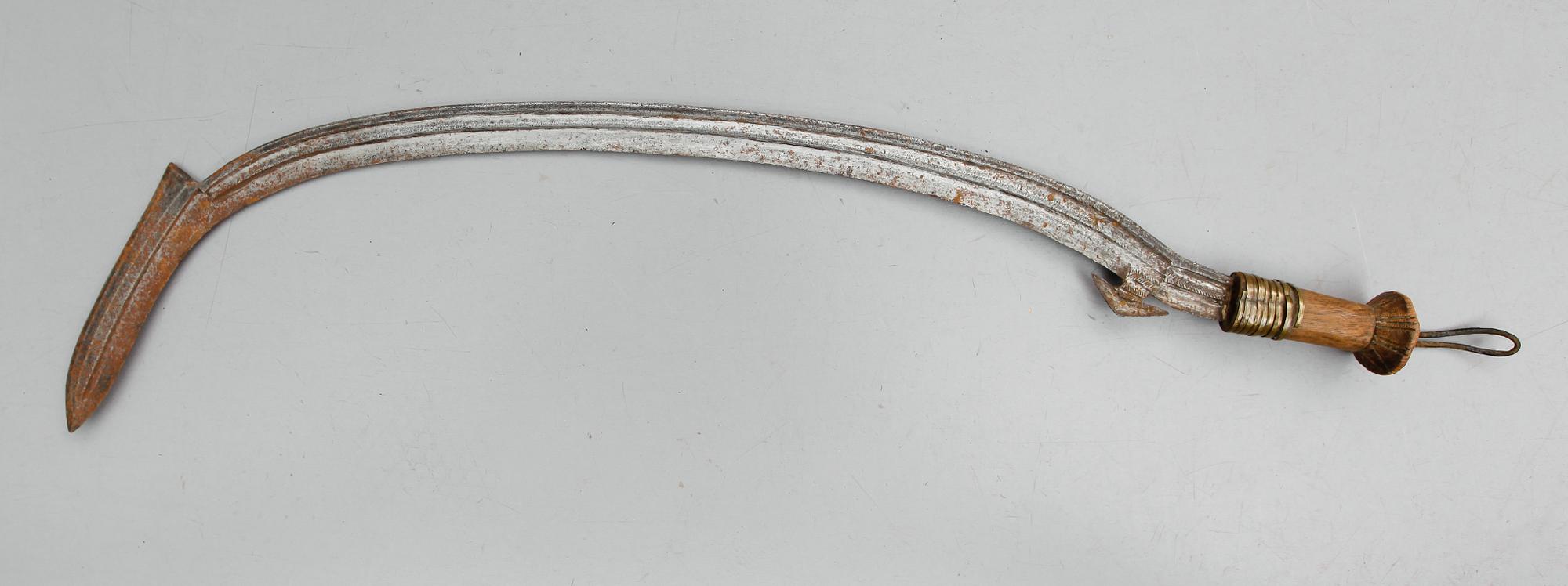 SVÄRD, möjligen Ngabandi, Kongo, 1800-/1900-tal.