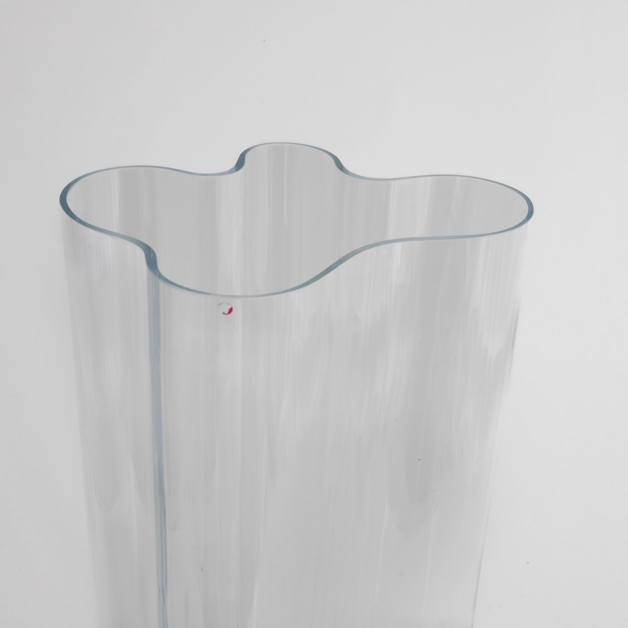 An Alvar Aalto vase, model 0551, signed Alvar Aalto Iittala 2000.