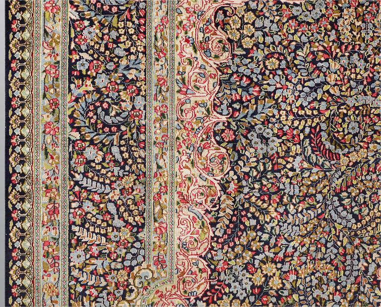 Carpet, Kirman Laver, 'Millefleur', approx. 383 x 300 cm.