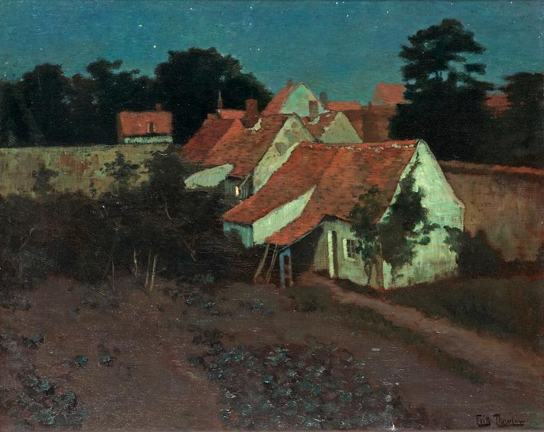 Frits Thaulow, "Clair de lune" eller "Måneskinn".
