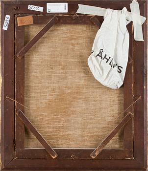 OKÄND KONSTNÄR, olja på duk. 1800-talets mitt.