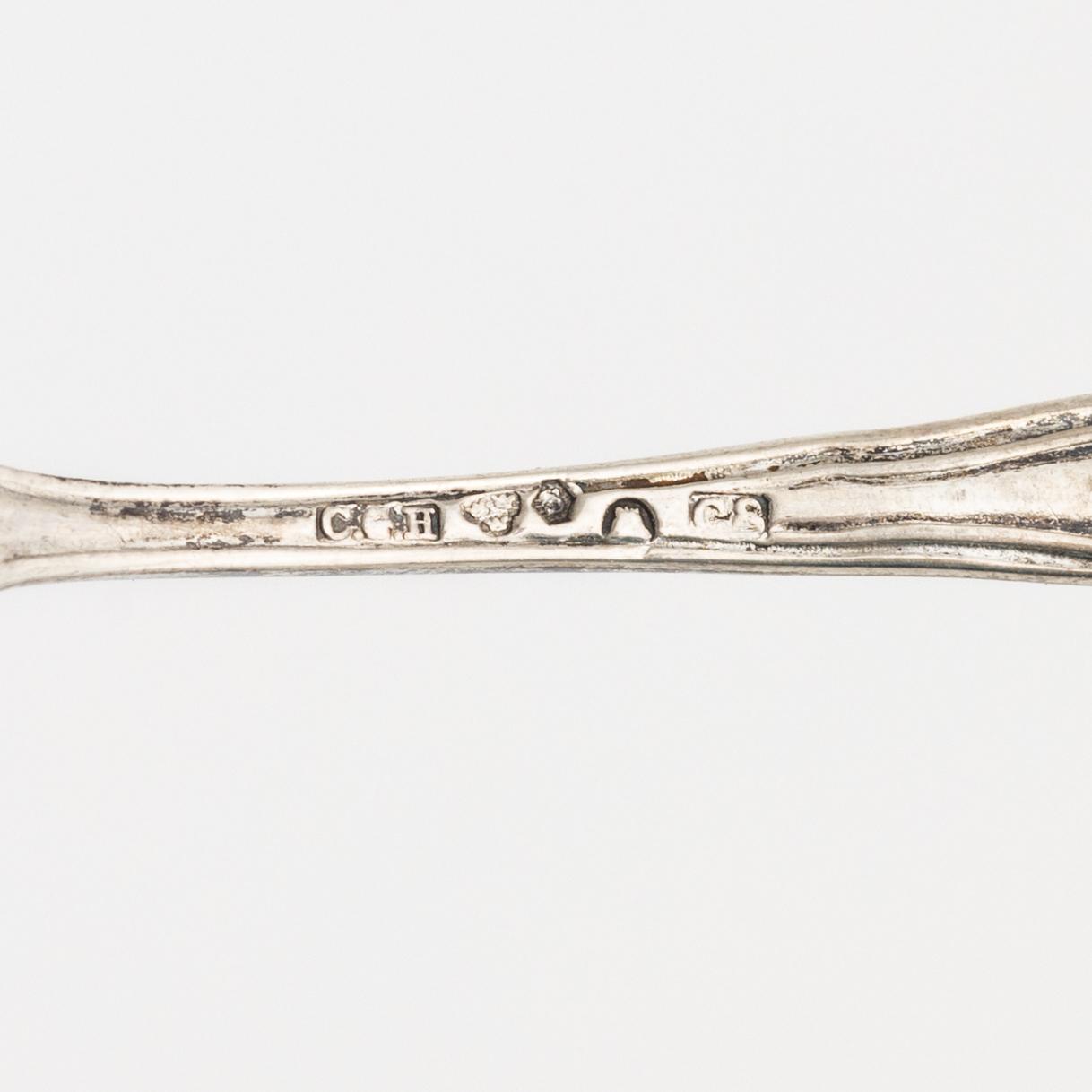 Hovjuvelerare G A Dahlgren Ab, bordssurtout, 5 delar, silver, Malmö 1933-35.