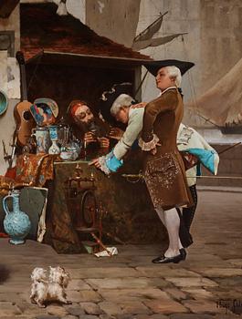 Hugo Salmson, At the flower seller.