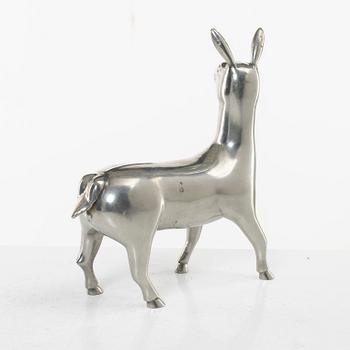 Estrid Ericson, a pewter sculpture of a "Chinese hind", Svenskt Tenn, Stockholm 1993.