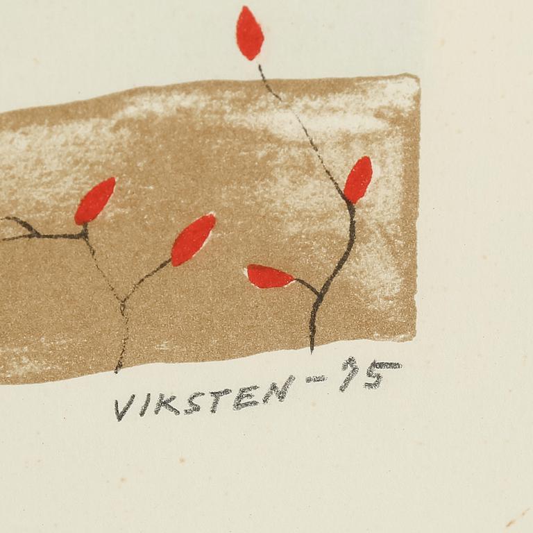 HANS VIKSTEN, Lithographs, 3, signed.