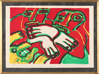 BENGT LINDSTRÖM, färglitografi, signerad och numrerad 15/250.