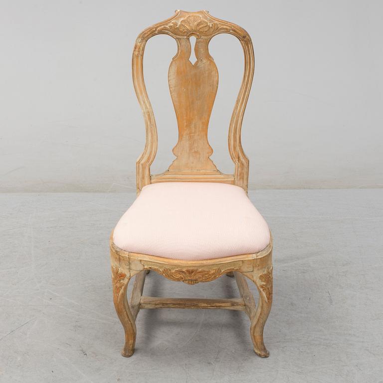 STOL, rokoko, stockholmsarbete, 1700-talets andra hälft.