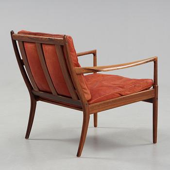 An Ib Kofod Larsen palisander easy chair 'Samsö', OPE-möbler, Sweden 1960's.