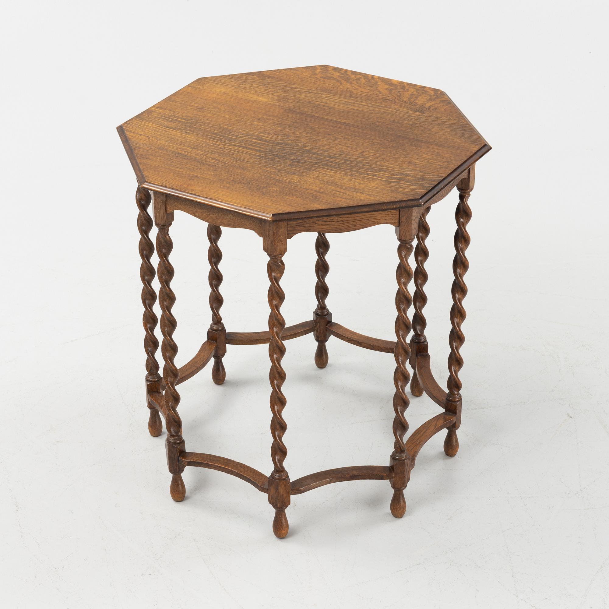 An oak table, Nordiska Kompaniet, 1920's.