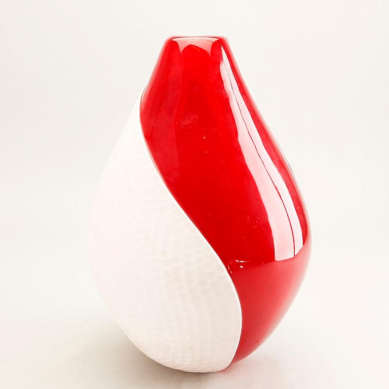 Ferro & Salvadore, a signed glass vase Österlens Glashytta.