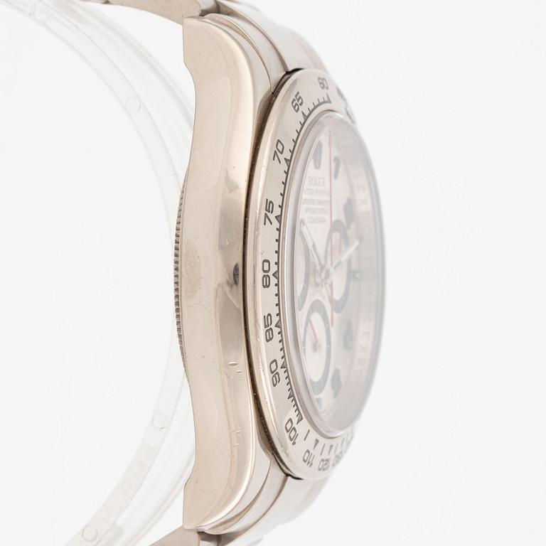 Rolex, Cosmograph, Daytona, "White Arabic Panda Dial", chronograph, ca 2007.