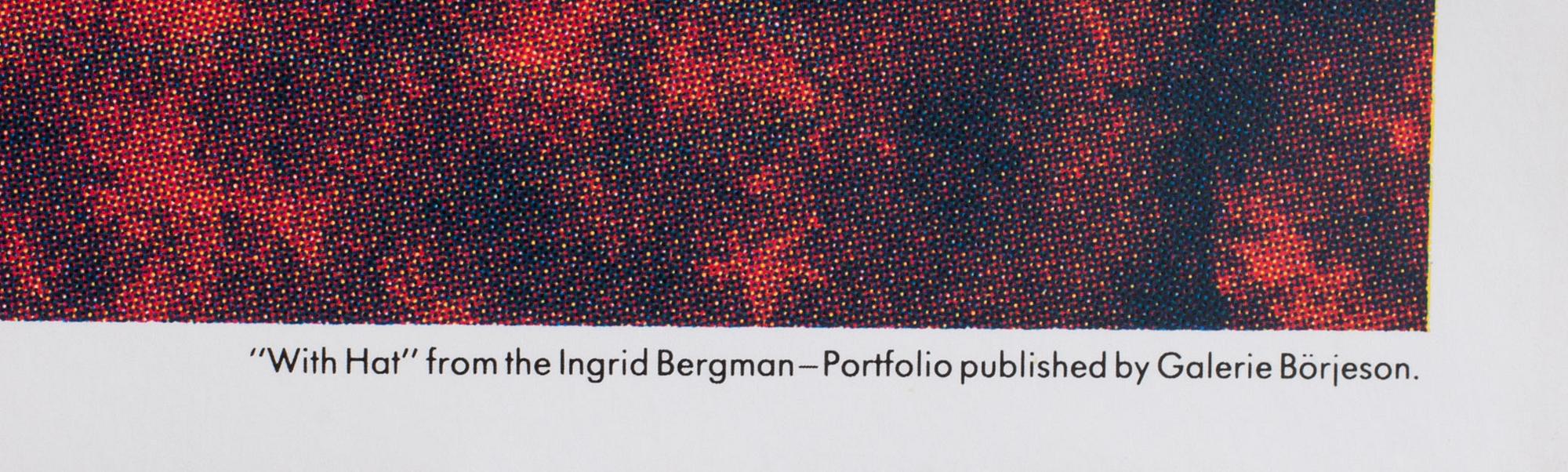 ANDY WARHOL, efter, affisch, Galerie Börjeson. 1983.