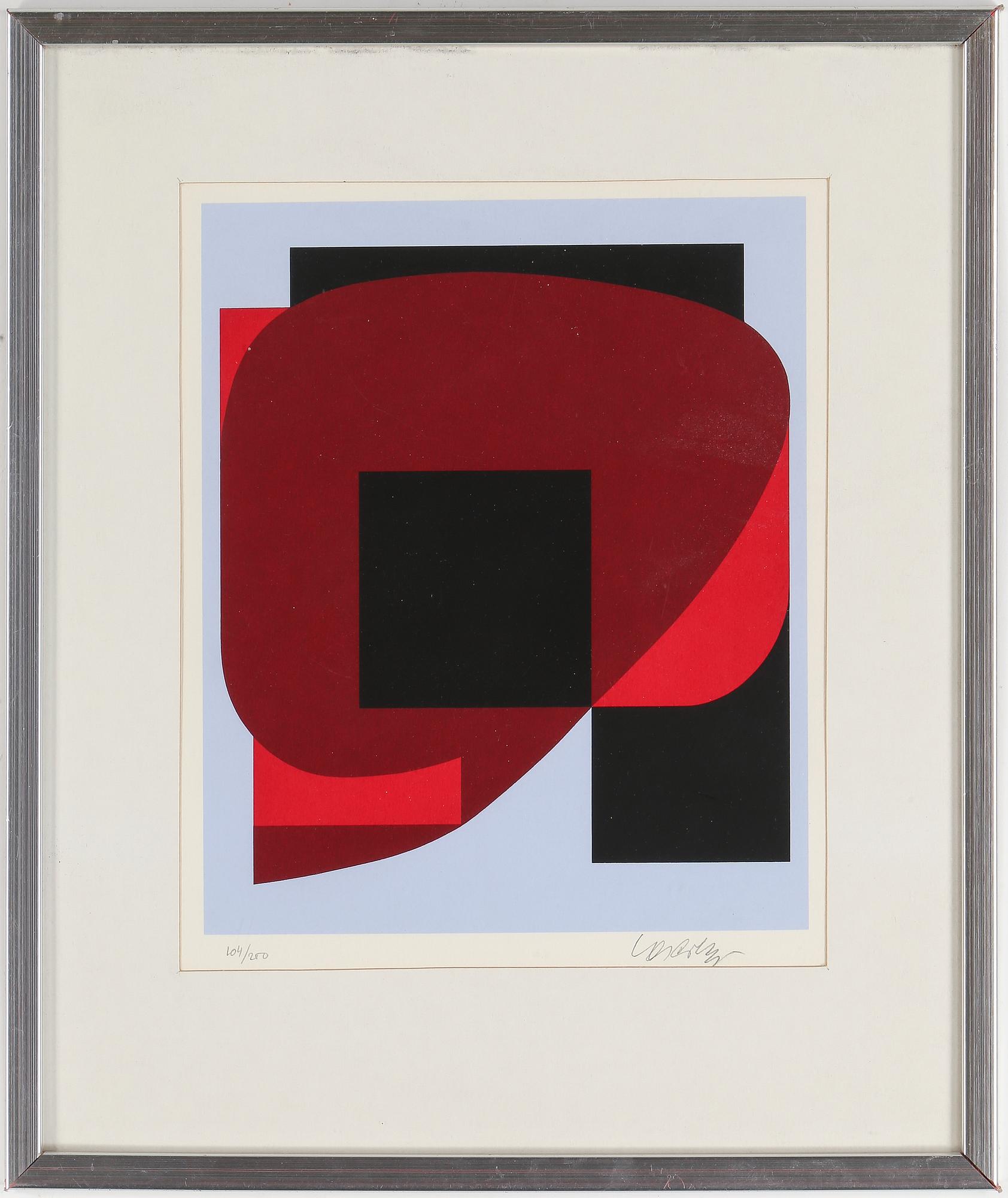 VICTOR VASARELY, färgserigrafier 7 stycken. Signerade och numrerade 104/250.