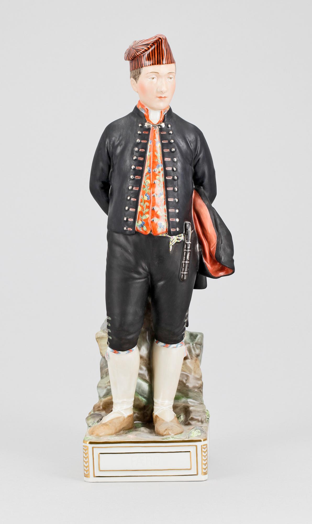 FIGURIN, porslin, Royal Copenhagen, Danmark.