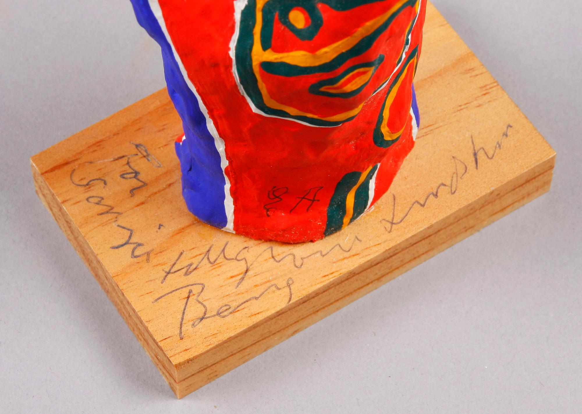 BENGT LINDSTRÖM, skulptur, gips. Sign EA.