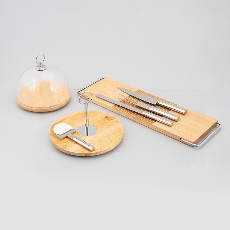 Mikael Björnstjerna and Ulla and Carl Christiansson, serving set, 6 pieces, Boda Nova 1970s.