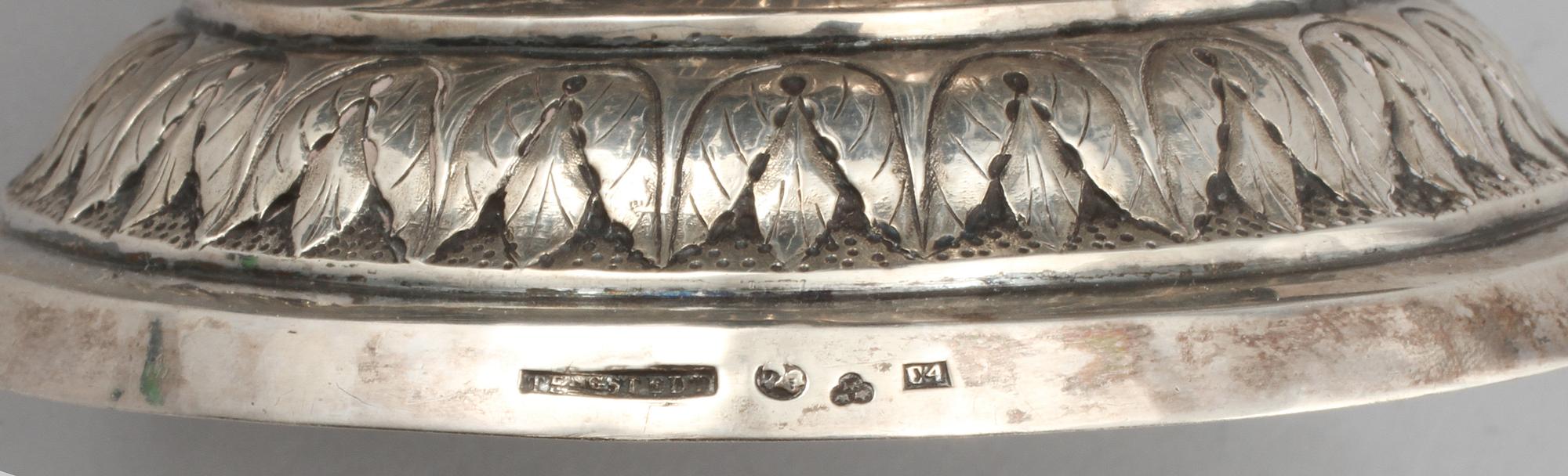 KORG, silver, Carl Tengstedt, Göteborg, 1835, vikt 537 g.
