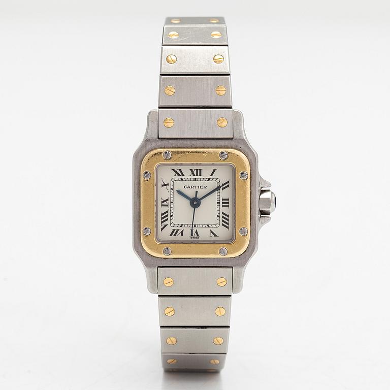 Cartier, Santos Carrée, armbandsur, 23,5 x 23,5 (34,5) mm.