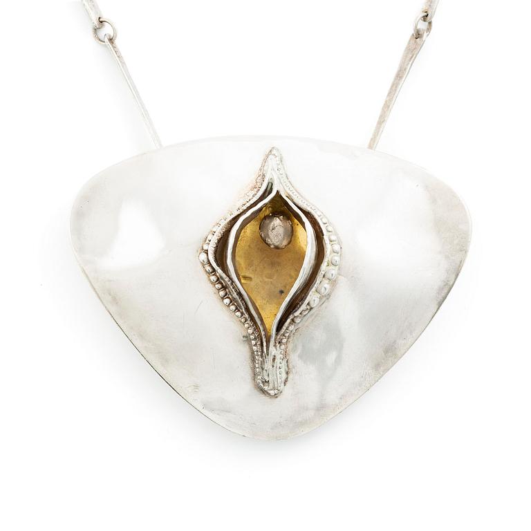 Bernd Janusch, a necklace, silver, Stockholm 1983.