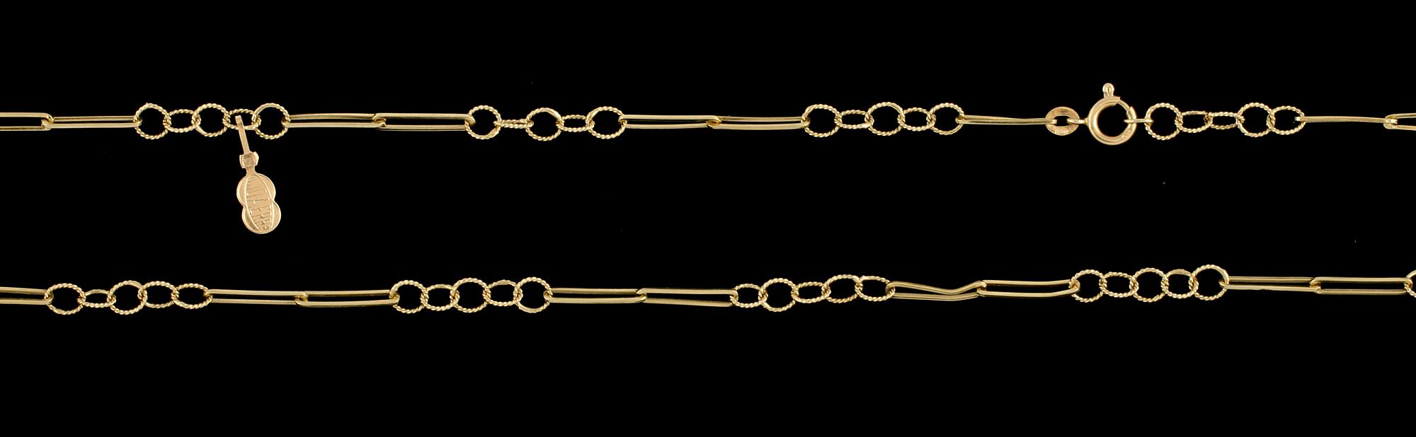 HALSLÄNK, 18k guld, Uno A Erre, Arezzo, Italien. Vikt 14,3 g.