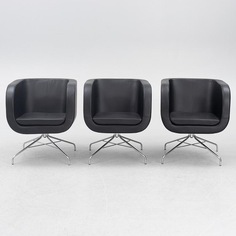 Alexander Lervik, fåtöljer, 3 st, modell F271, Scandiform.