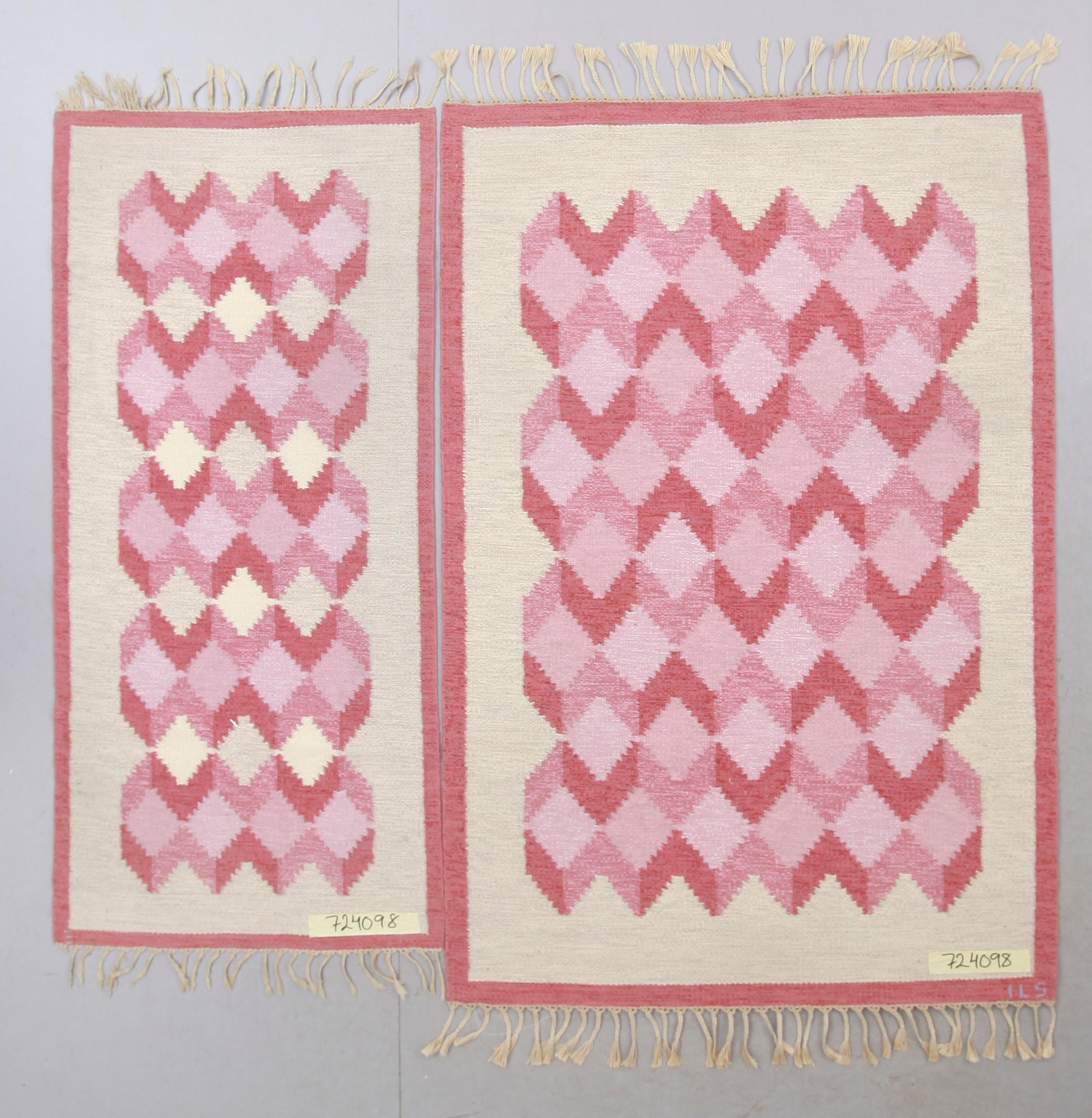 MATTOR, 2 st, rölakan, signerad ILS och IS (Ingegerd Silow).