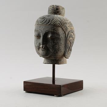 SKULPTUR, sten, ostindisk, sannolikt 1900-talets senare del.