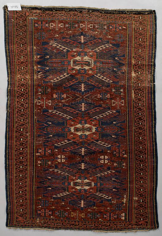 Matta, antik, kaukasisk, sannolikt Zeischur. Ca 180 x 126 cm.