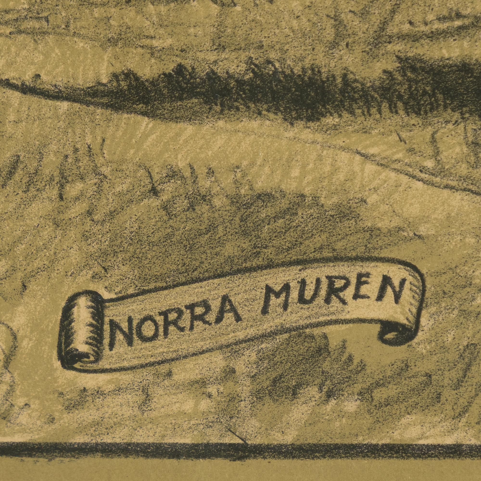 Louis Sparre, "Norderport", "Österport", "Södra muren", "Norra muren".