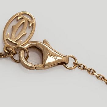 Cartier, armband, "d'Amour", 18K guld med en briljantslipad diamant.