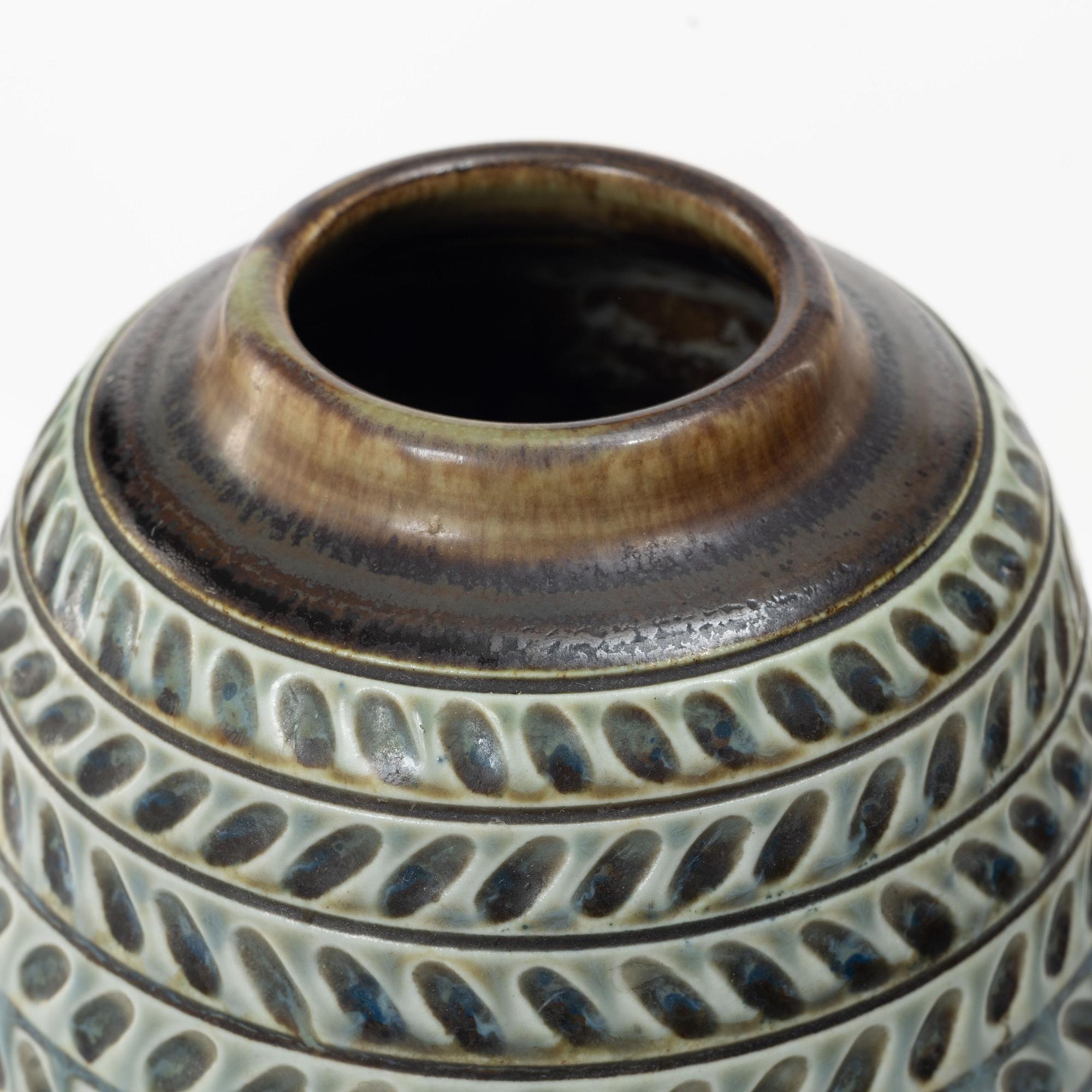 Gertrud Lönegren, a stoneware vase, Rörstrand.