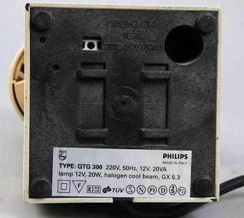 BORDSLAMPA, "Halo-Click 1", Ettore Sottsass, Philips.