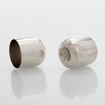 Tapio Wirkkala, Supkoppar, 6 st, silver, TW 469, Kultakeskus, Tavastehus 1978-79.