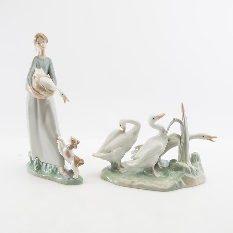 Figuriner, ett par, Lladró Spanien 1971-1974.